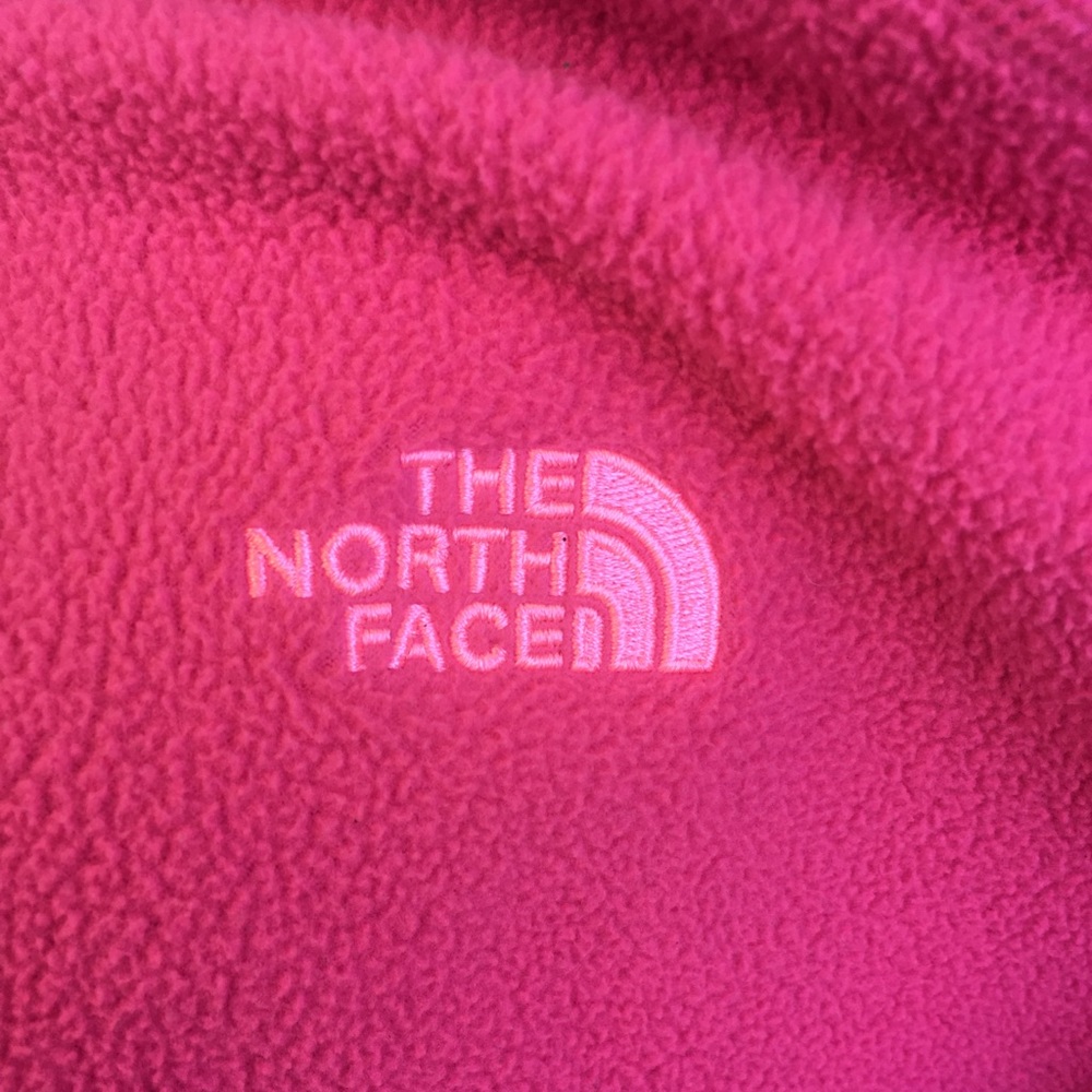 Pink North Face fleece XL